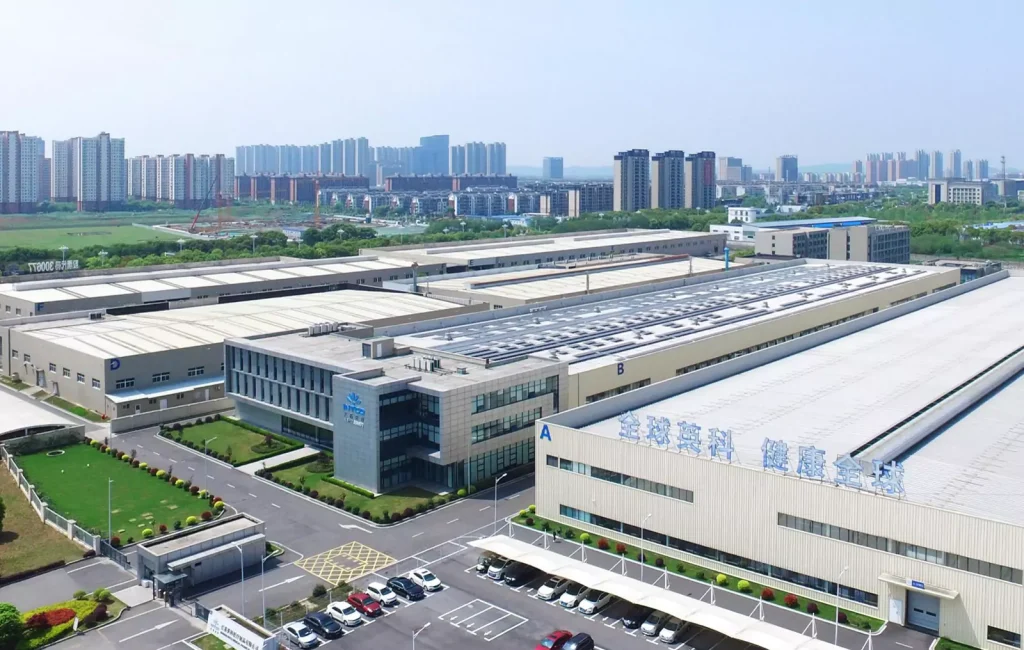 Panoramic Overhead View of INTCO Medical Zhenjiang Base