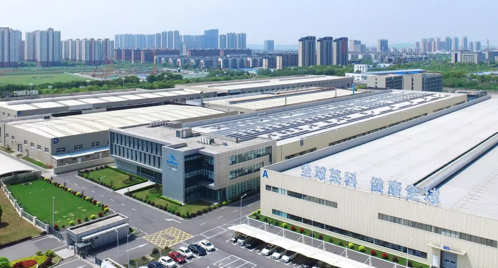 Panoramic Overhead View of INTCO Medical Zhenjiang Base