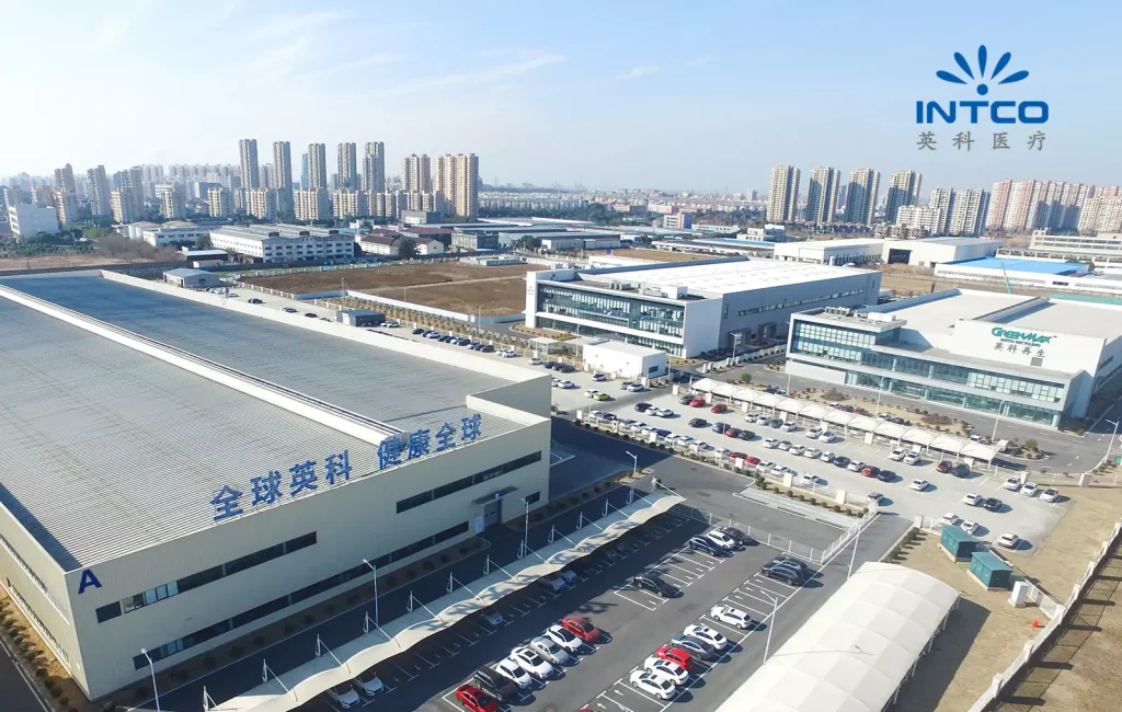 Panoramic Overhead View of INTCO Medical Zhenjiang Base