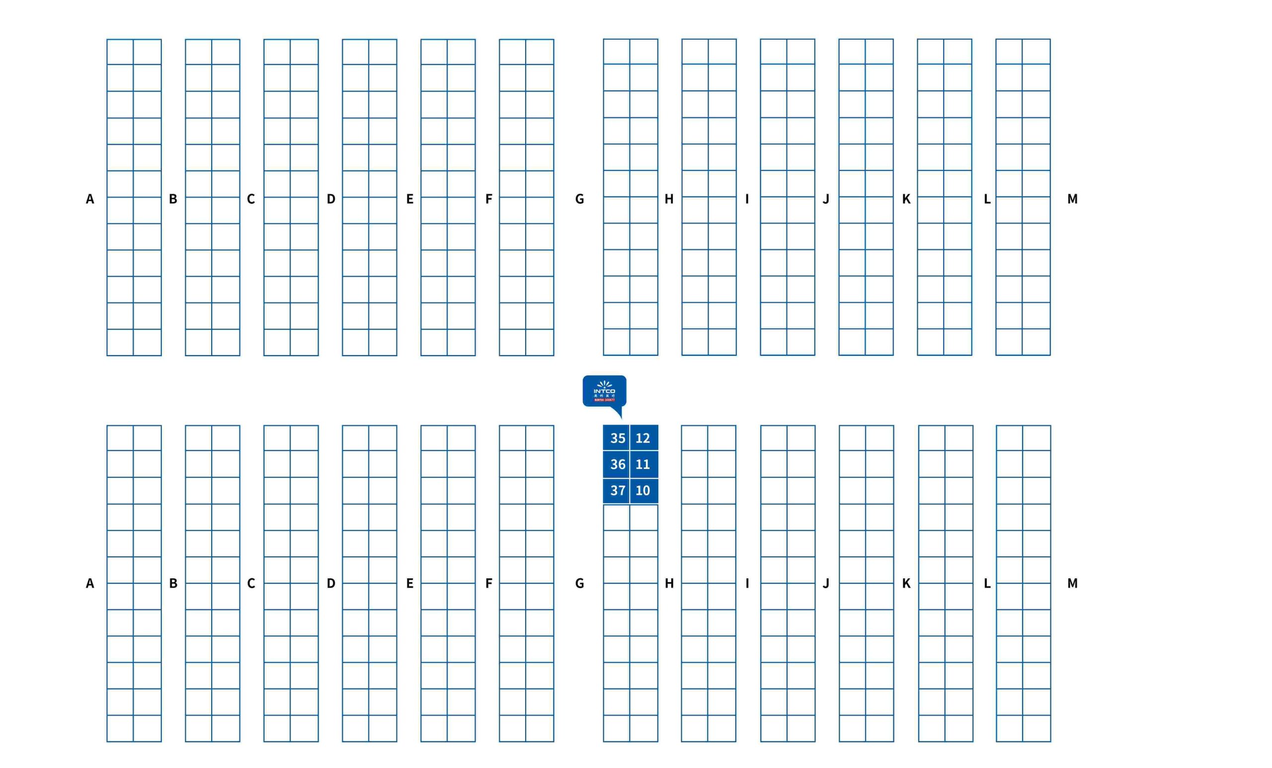 Booth location map