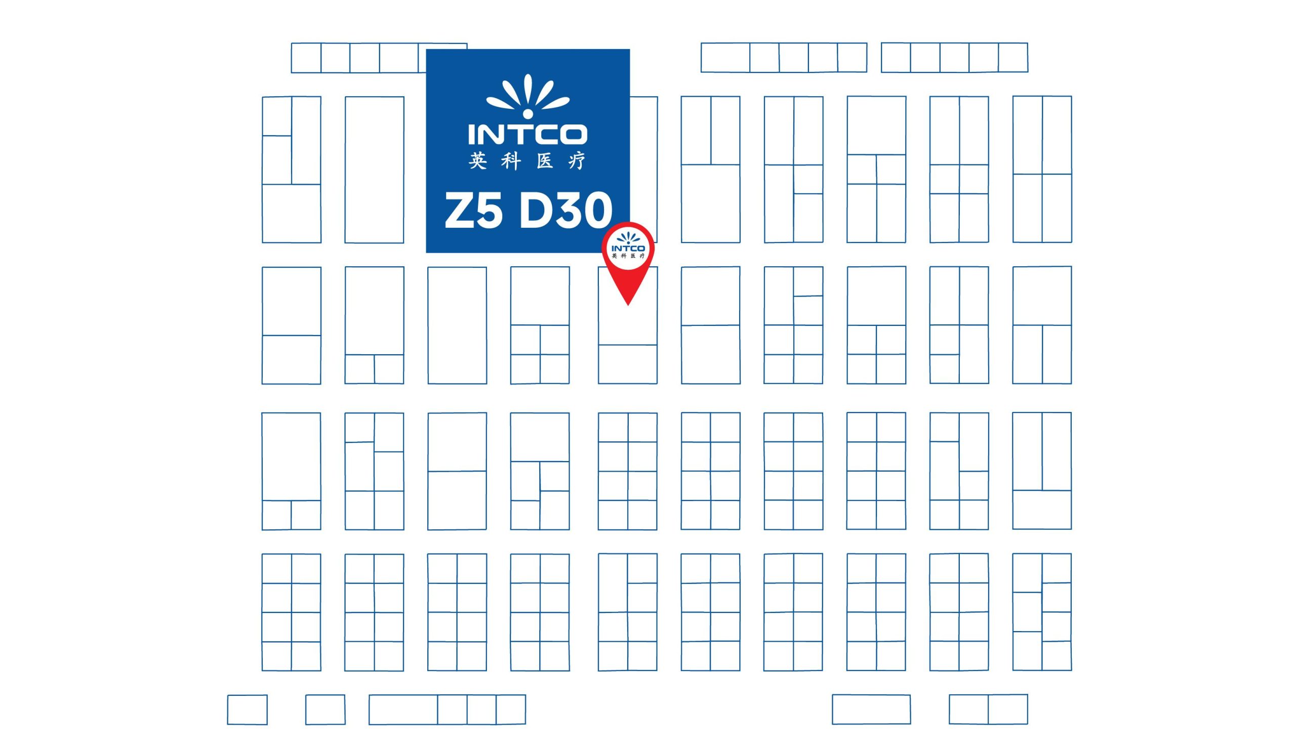 INTCO Medical‘s booth plan