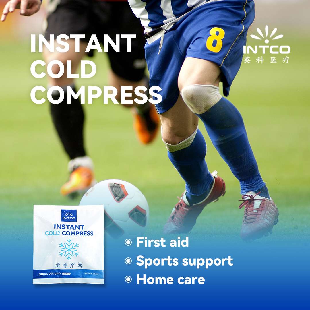 Instant cold packs for injuries in football